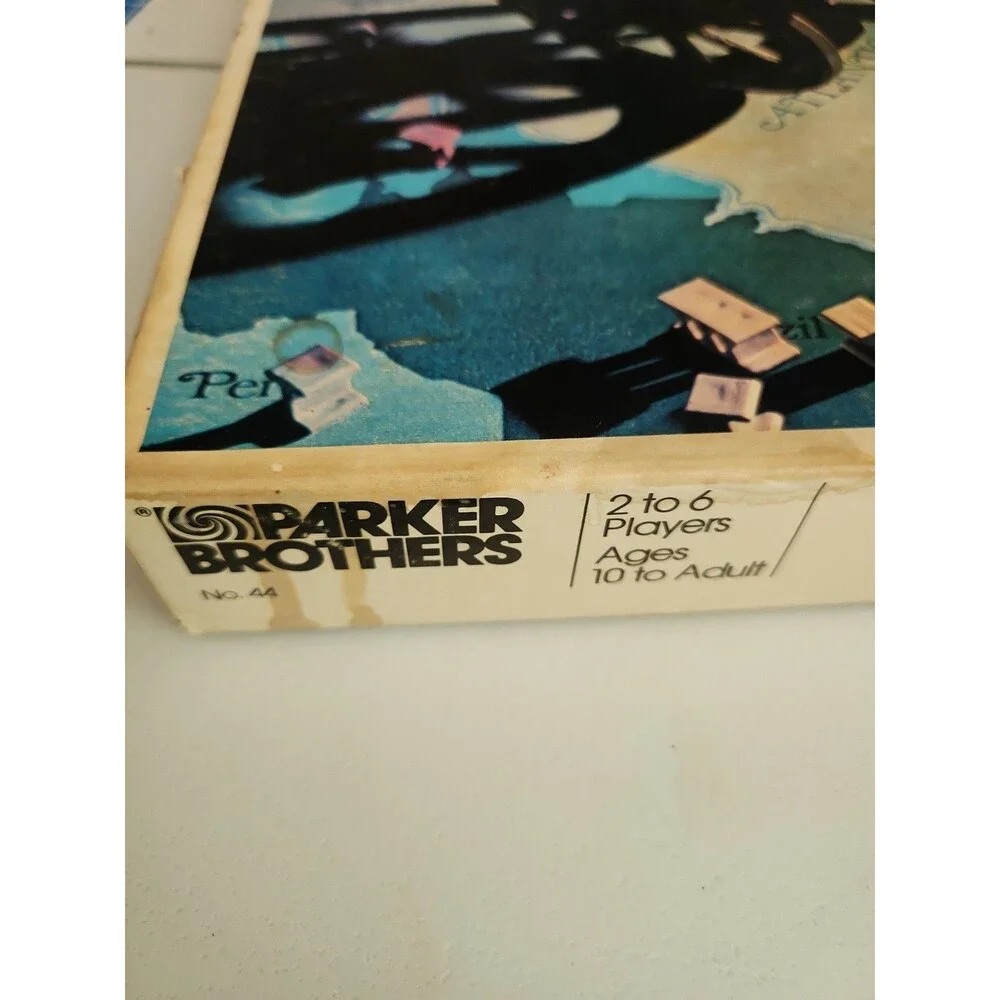 Vintage 1975 Board Game Risk Parker Brothers Complete